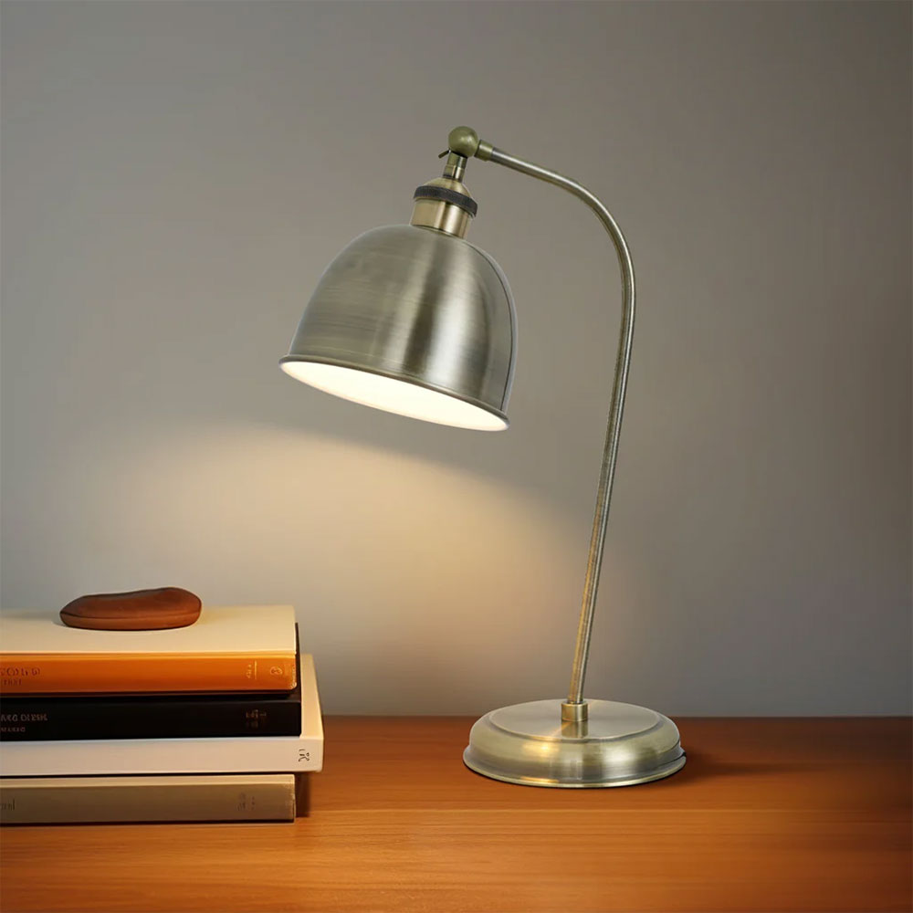 Lenna Table Lamp Antique Brass - LL-27-0154AB