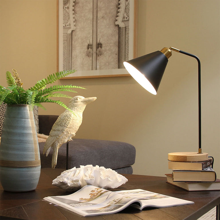 Aimee Table Lamp Black - LL-27-0191B