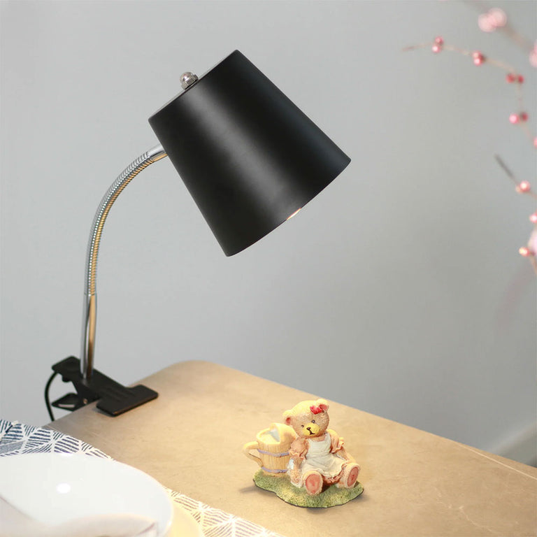 Ellie Clamp Table Lamp Black - LL-27-0197B