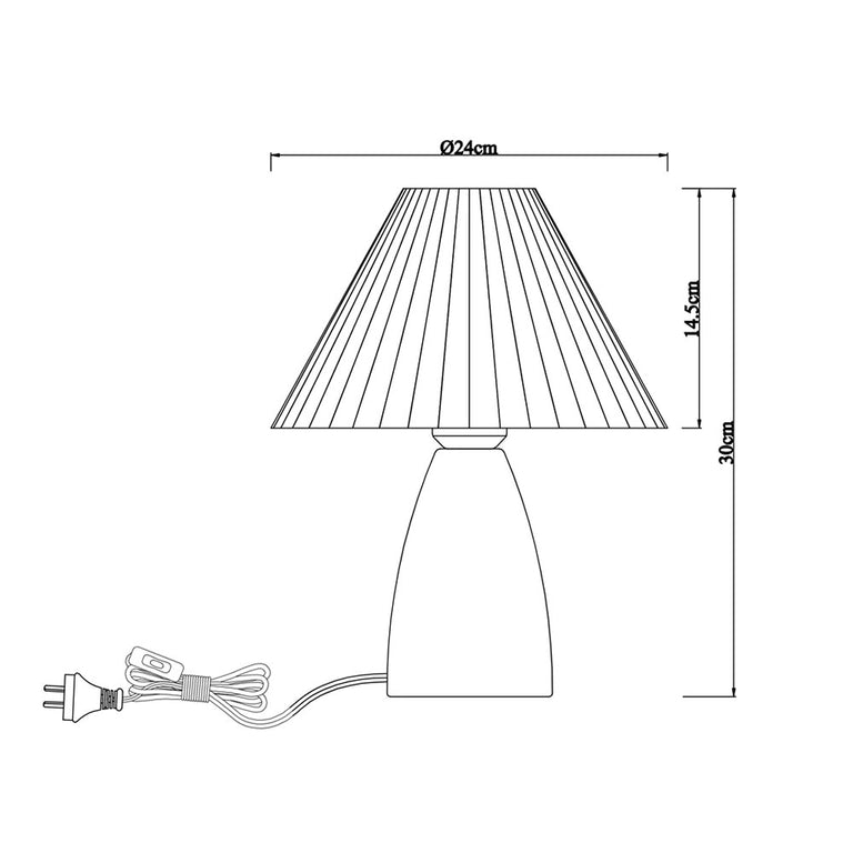 Navia Brown Table Lamp - LL-27-0232BR