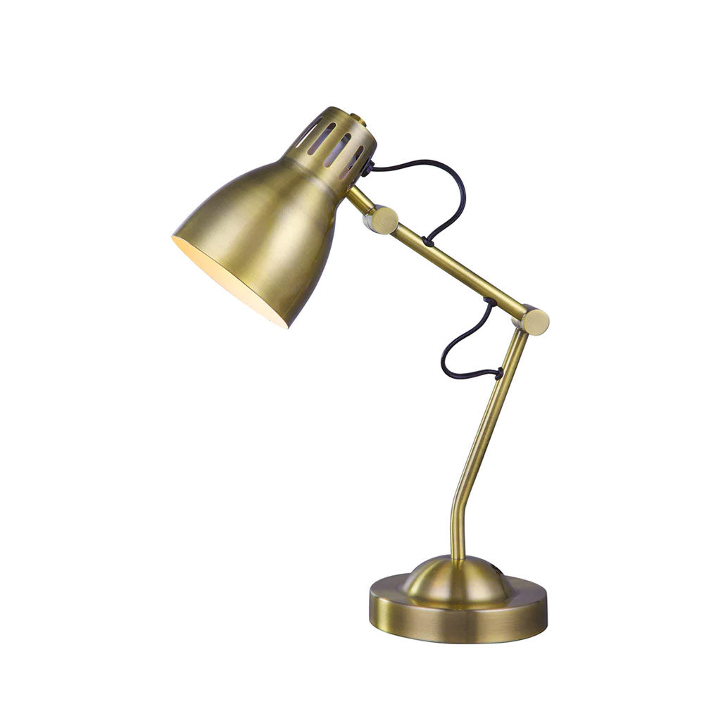 Nord Antique Brass Metal Table Lamp - LL-27-0237AB