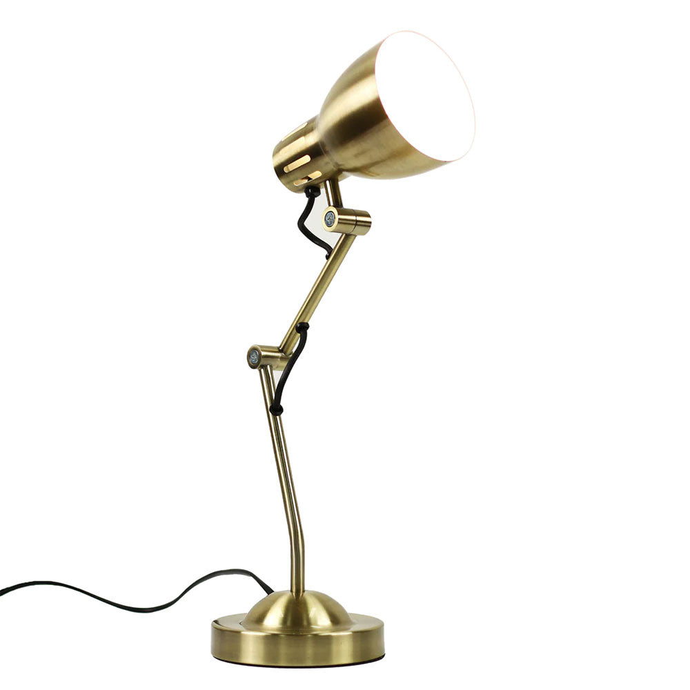 Nord Antique Brass Metal Table Lamp - LL-27-0237AB