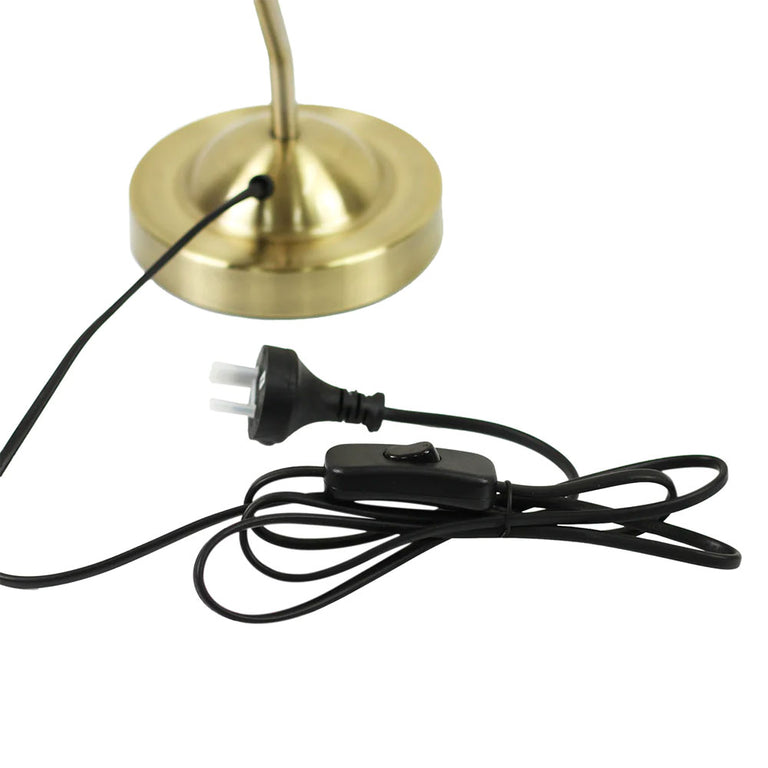 Nord Antique Brass Metal Table Lamp - LL-27-0237AB