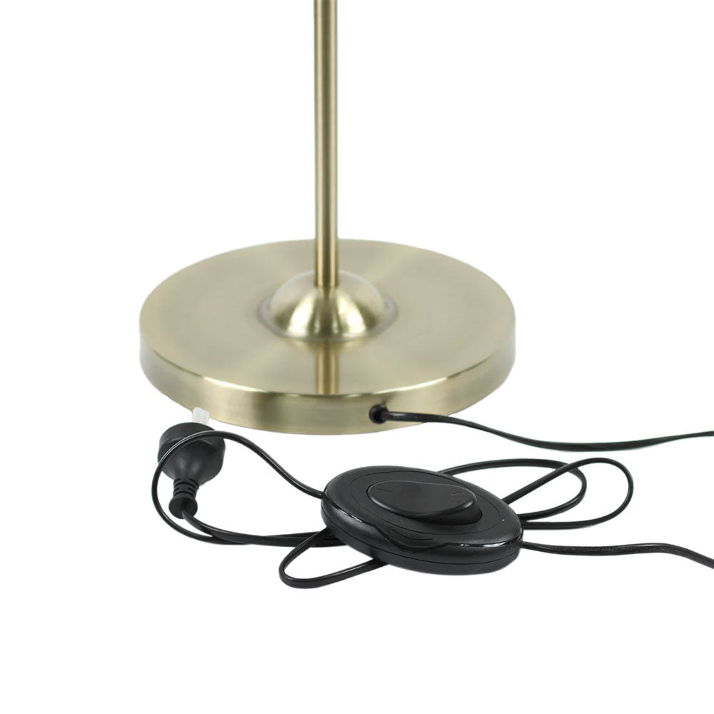 Nord Antique Brass Metal Floor Lamp - LL-27-0245AB