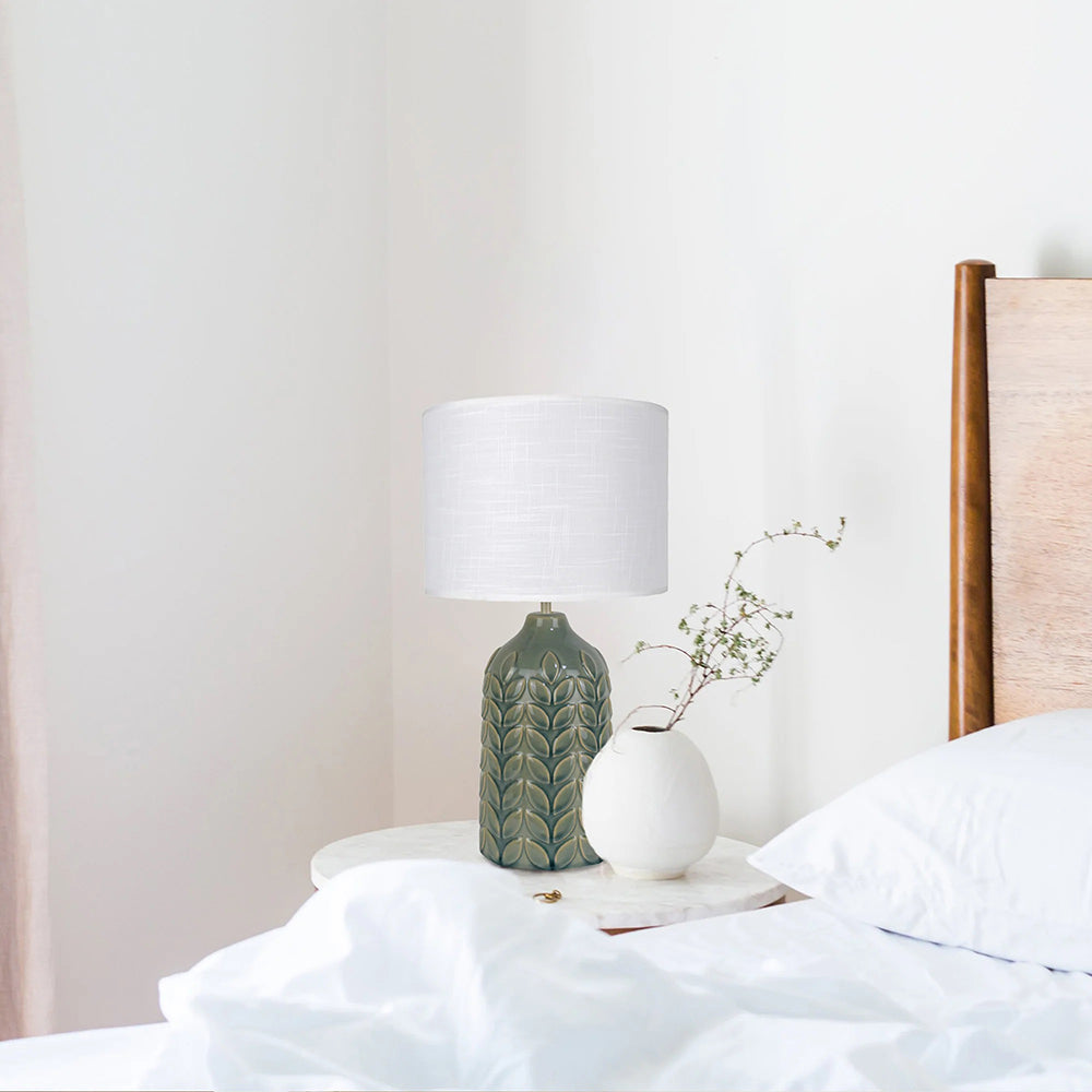 Bloom Ceramic Table Lamp Green - LL-27-0247G