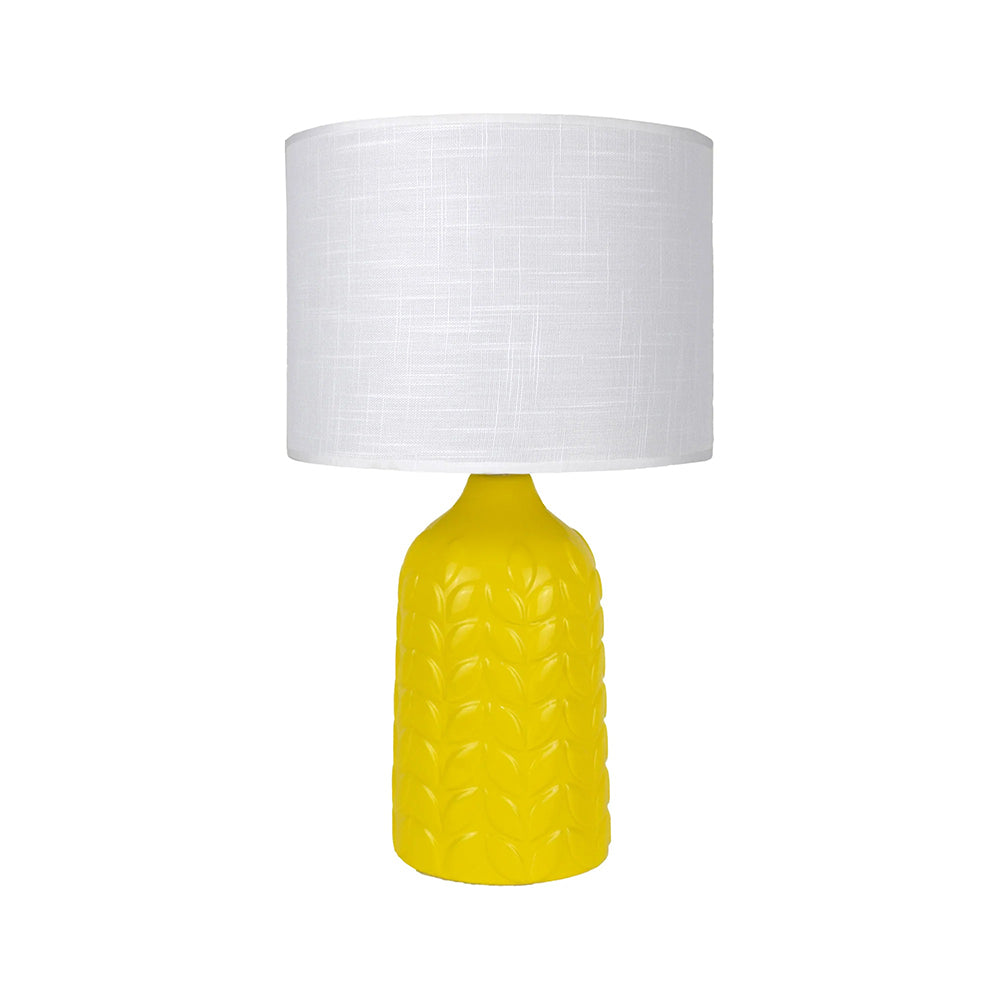 Bloom Ceramic Table Lamp Yellow - LL-27-0247Y