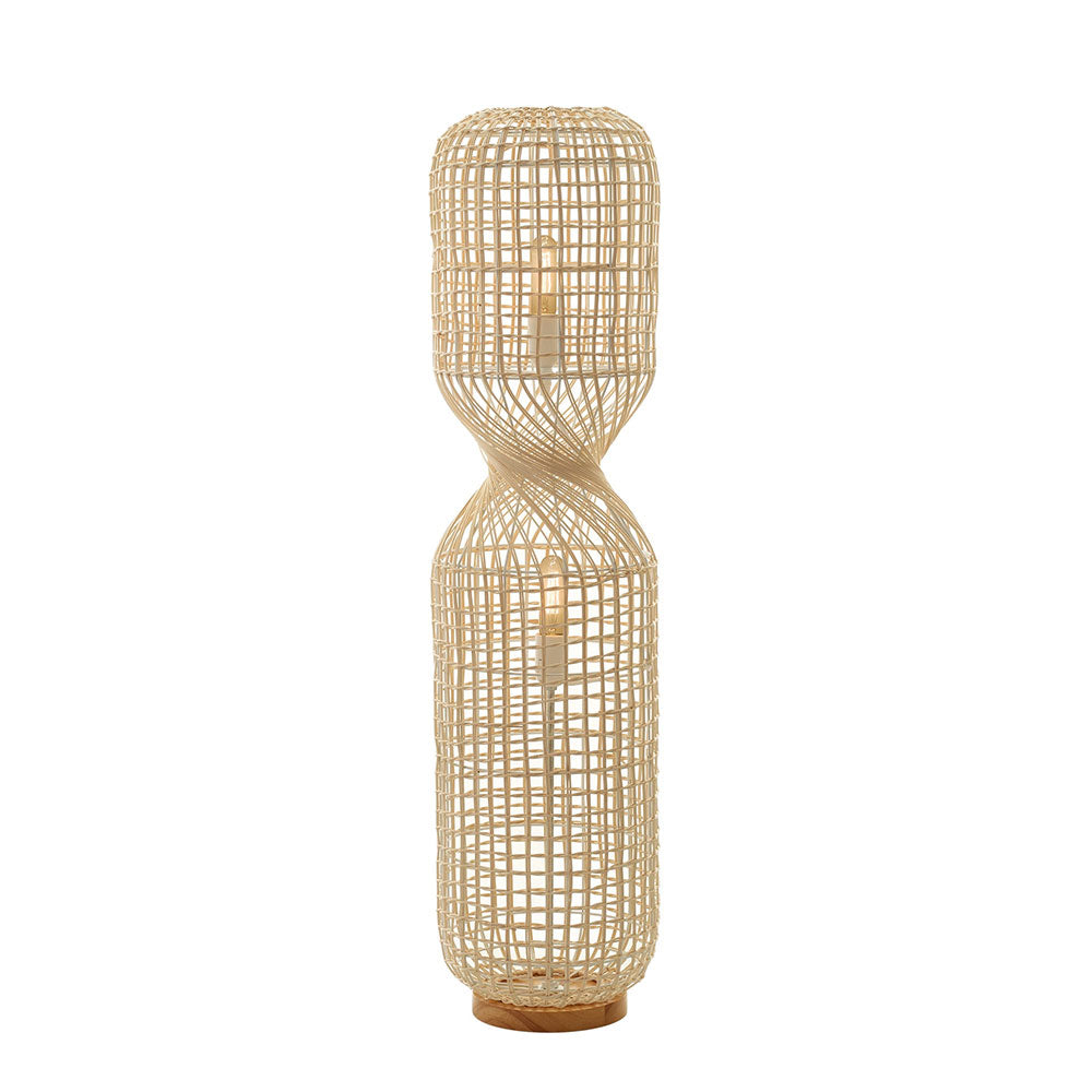 Twirla Large Rattan Floor Lamp - LL-27-0261L