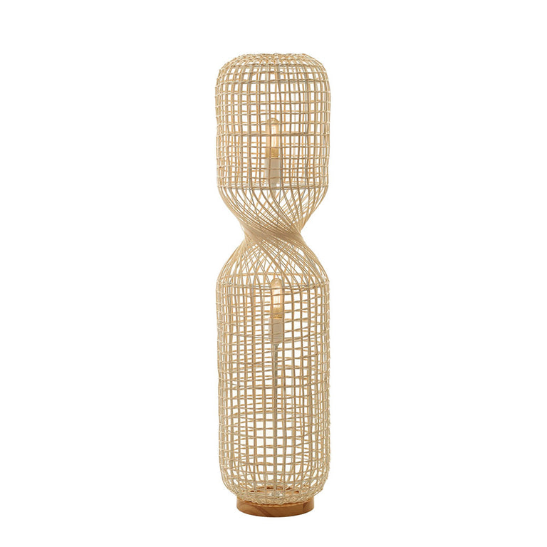 Twirla Large Rattan Floor Lamp - LL-27-0261L