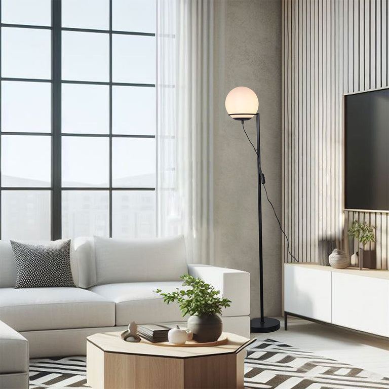 Sphera Opal Glass Floor Lamp - LL-27-0266OG