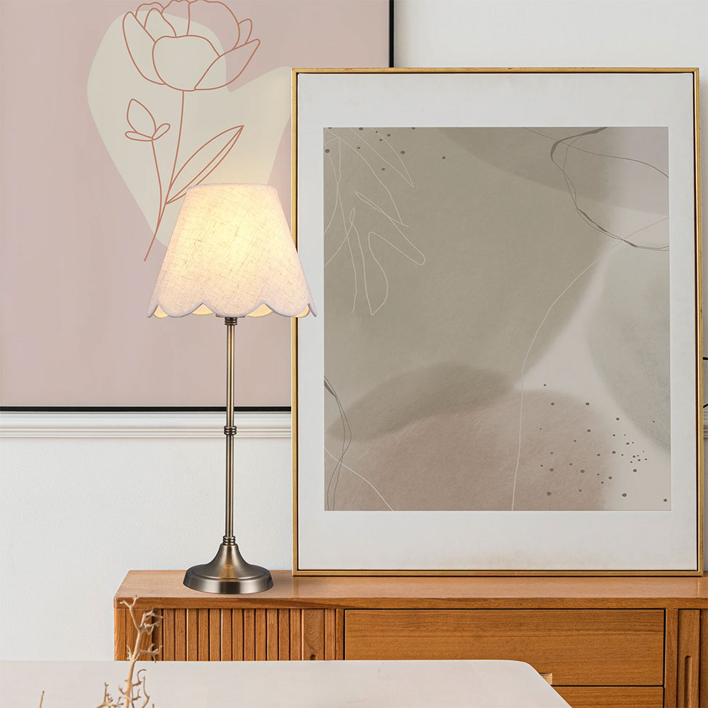 Lottie Table Lamp Linen - LL-27-0296SD