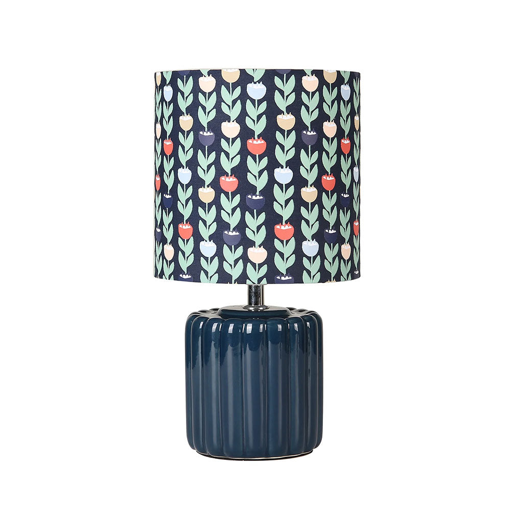 Cyra Ceramic Table Lamp Blue - LL-27-0305BL