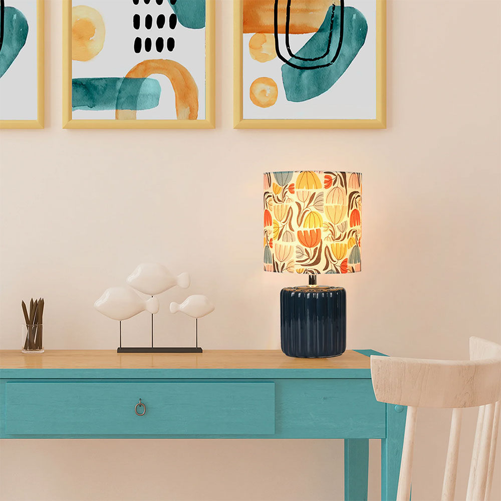 Cyra Ceramic Table Lamp Cream - LL-27-0305CR