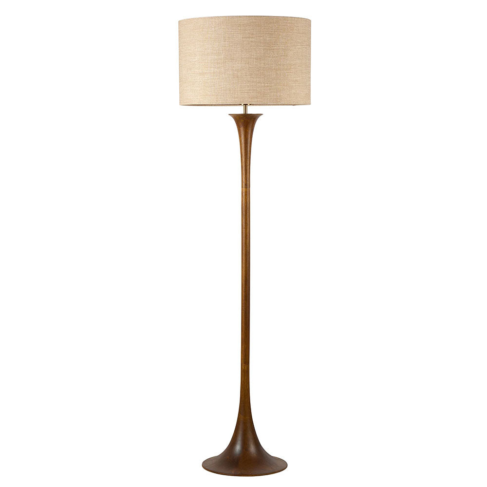 Soraya Floor Lamp Walnut - LL-27-0311WN