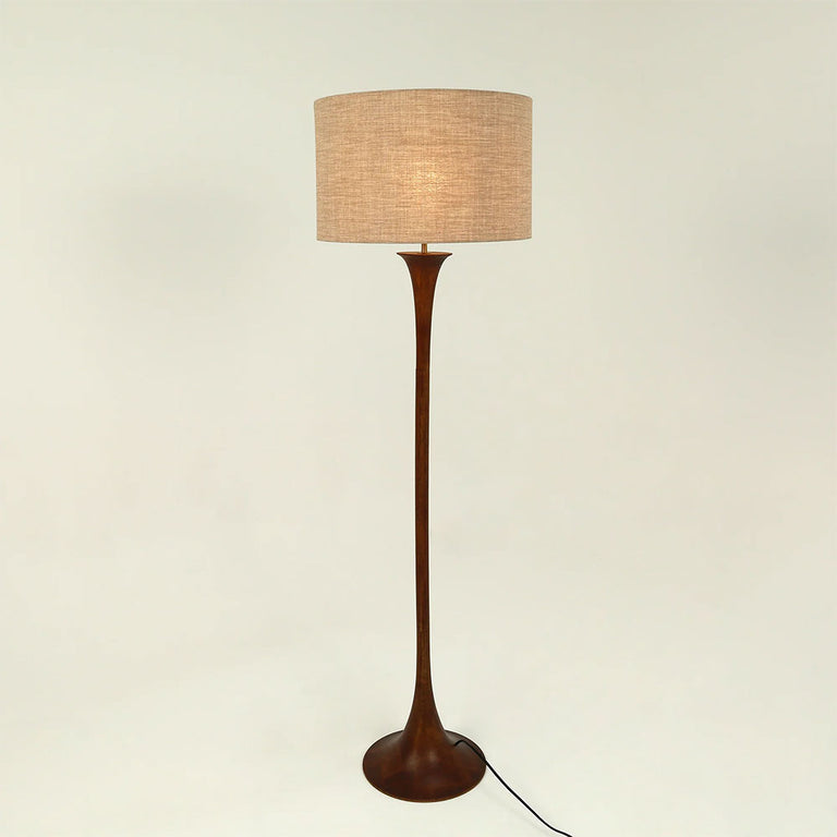 Soraya Floor Lamp Walnut - LL-27-0311WN