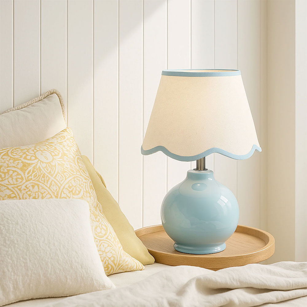 Bibury Table Lamp Blue - LL-27-0315BL