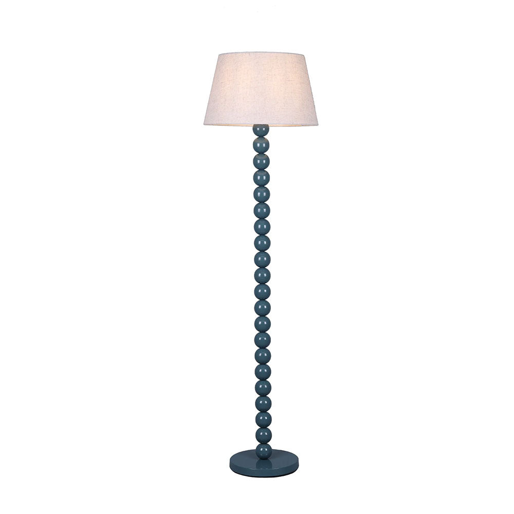 Pearl Orb Floor Lamp Cyan - LL-27-0316GB
