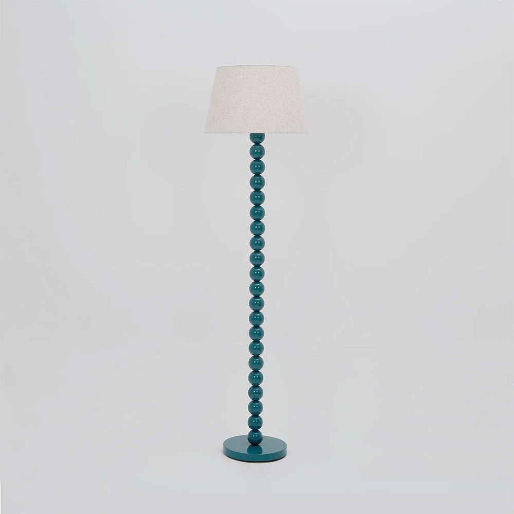 Pearl Orb Floor Lamp Cyan - LL-27-0316GB