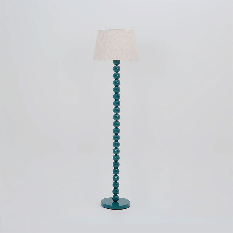 Pearl Orb Floor Lamp Cyan - LL-27-0316GB