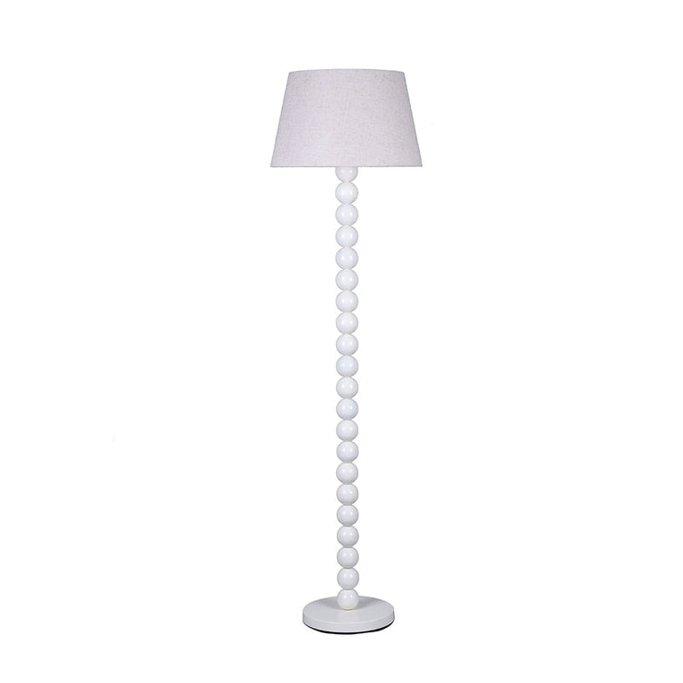Pearl Orb Floor Lamp Whisper White - LL-27-0316W