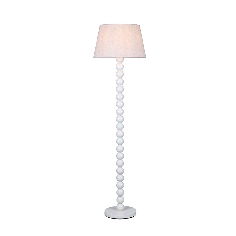 Pearl Orb Floor Lamp Whisper White - LL-27-0316W