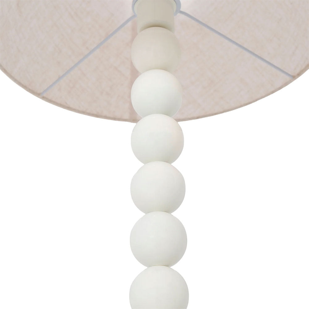 Pearl Orb Floor Lamp Whisper White - LL-27-0316W