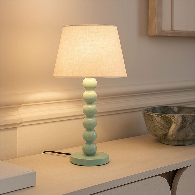 Pearl Orb Table Lamp Sage - LL-27-0317G