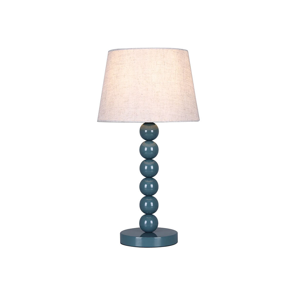 Pearl Orb Table Lamp Cyan - LL-27-0317GB