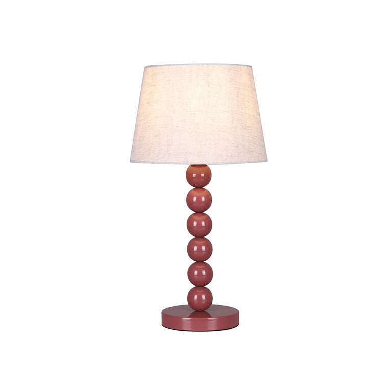 Pearl Orb Table Lamp Rust - LL-27-0317R