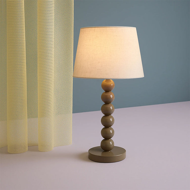 Pearl Orb Table Lamp Toffee - LL-27-0317T