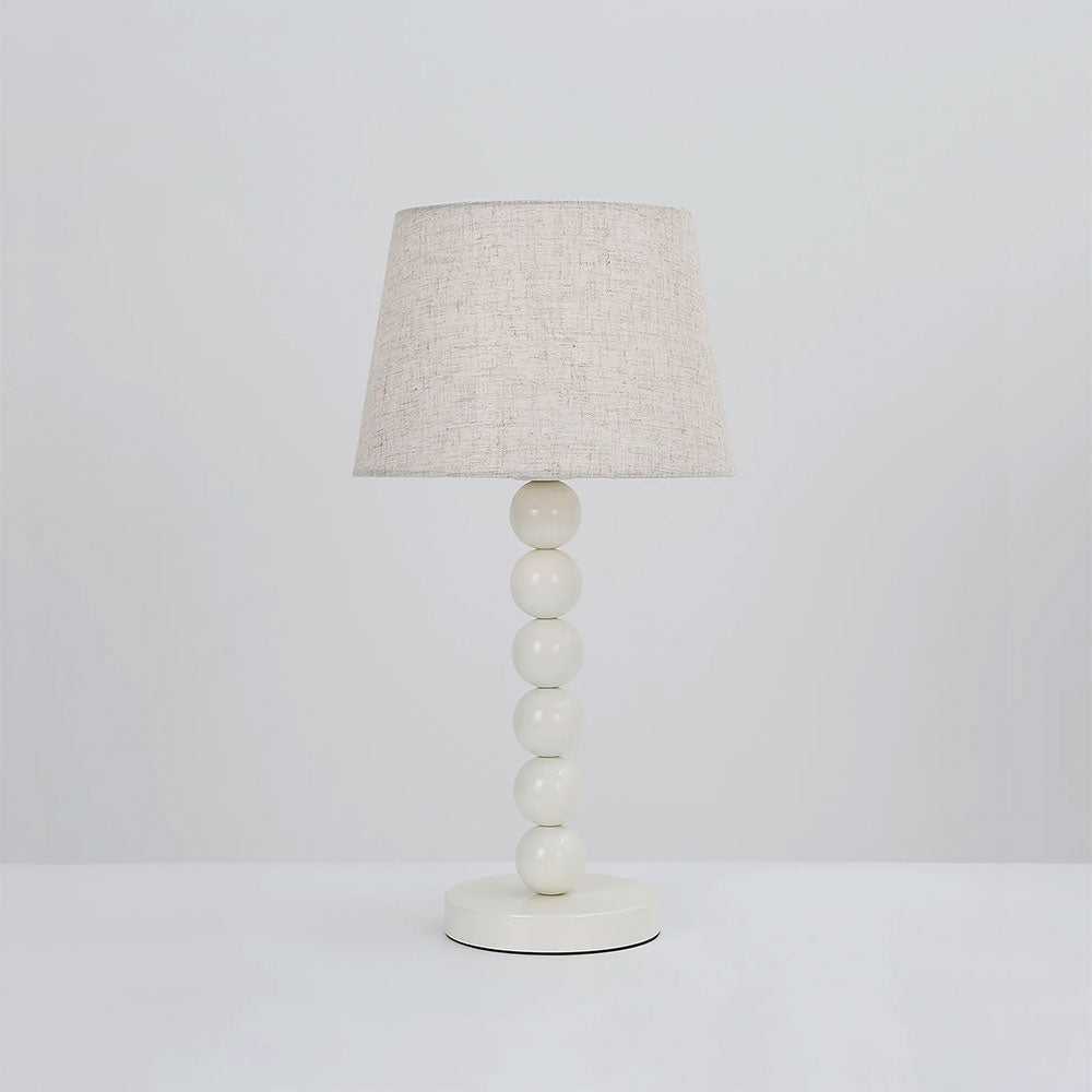 Pearl Orb Table Lamp Whisper White - LL-27-0317W