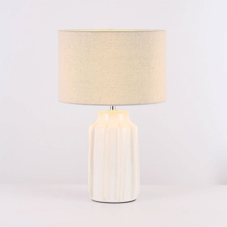 Lana Ceramic Table Lamp Cream - LL-27-0319