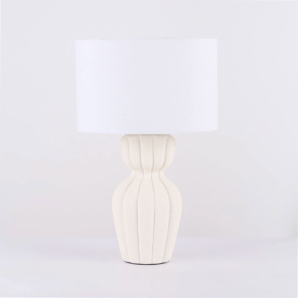 Elina Ceramic Table Lamp White - LL-27-0320