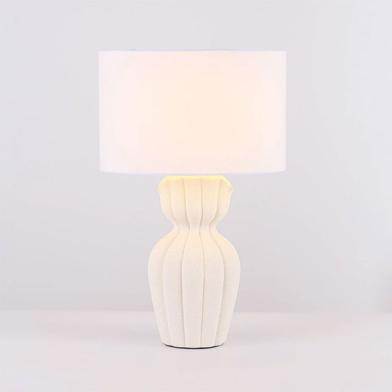 Elina Ceramic Table Lamp White - LL-27-0320