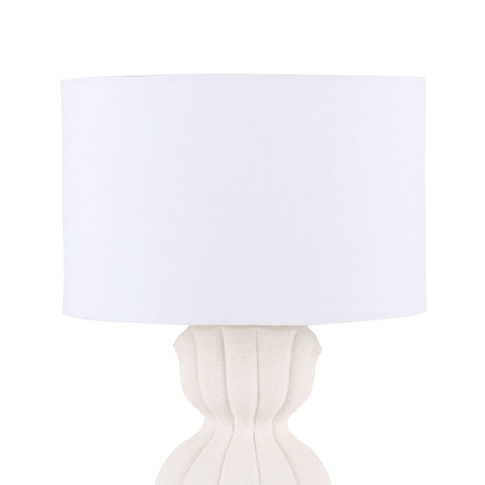 Elina Ceramic Table Lamp White - LL-27-0320