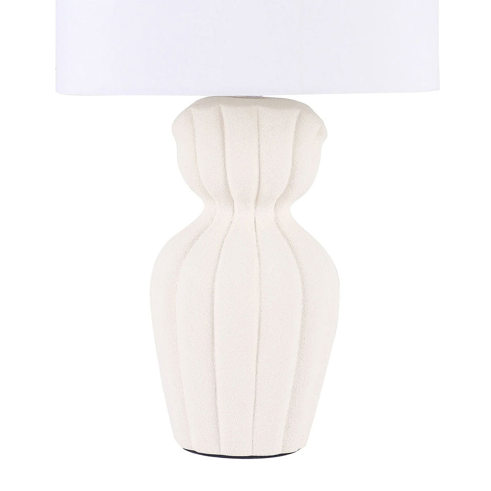 Elina Ceramic Table Lamp White - LL-27-0320