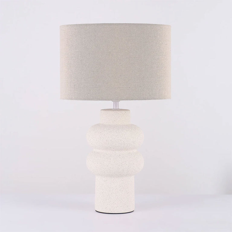 Isadora Ceramic Table Lamp Matt White - LL-27-0325W