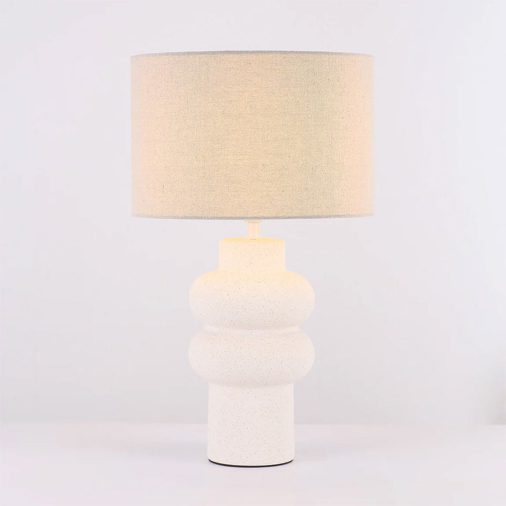 Isadora Ceramic Table Lamp Matt White - LL-27-0325W