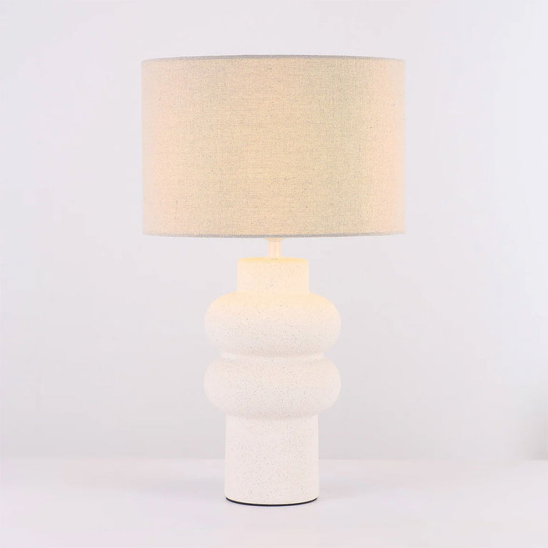 Isadora Ceramic Table Lamp Matt White - LL-27-0325W
