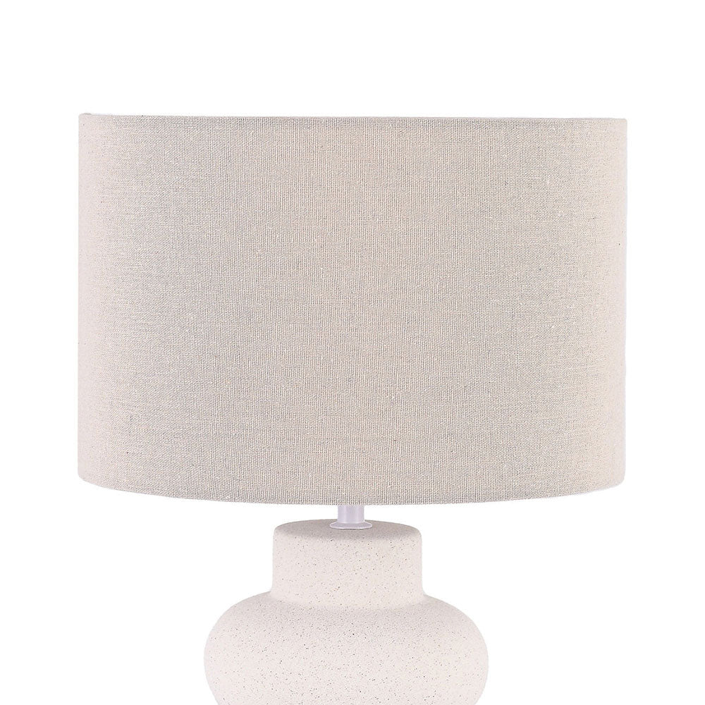 Isadora Ceramic Table Lamp Matt White - LL-27-0325W