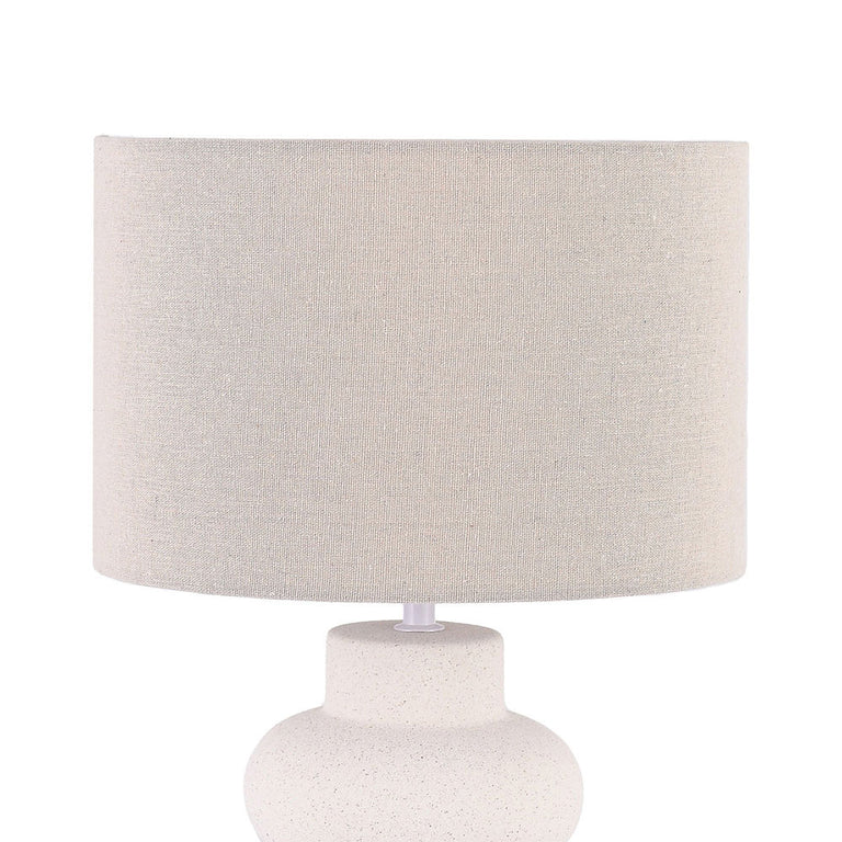 Isadora Ceramic Table Lamp Matt White - LL-27-0325W