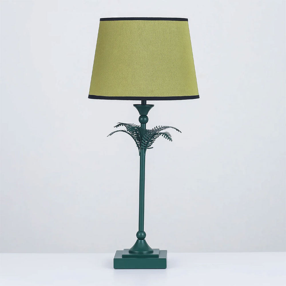 Paloma Palm Table Lamp Green - LL-27-0332G