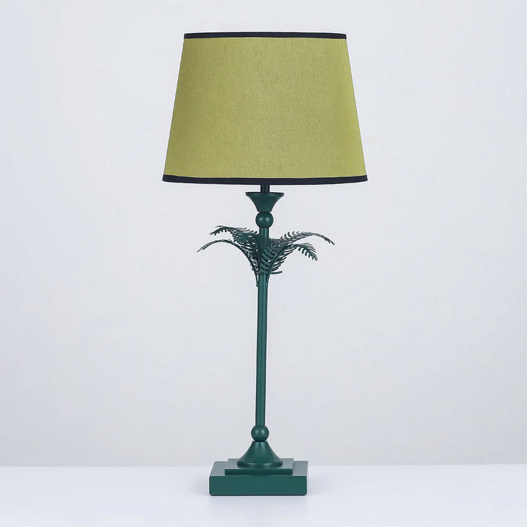 Paloma Palm Table Lamp Green - LL-27-0332G