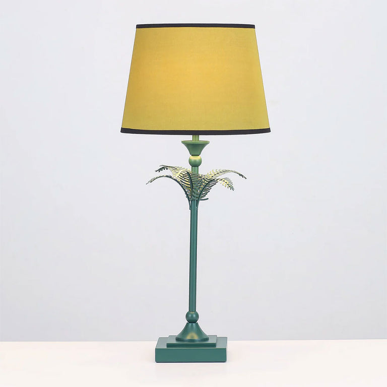 Paloma Palm Table Lamp Green - LL-27-0332G
