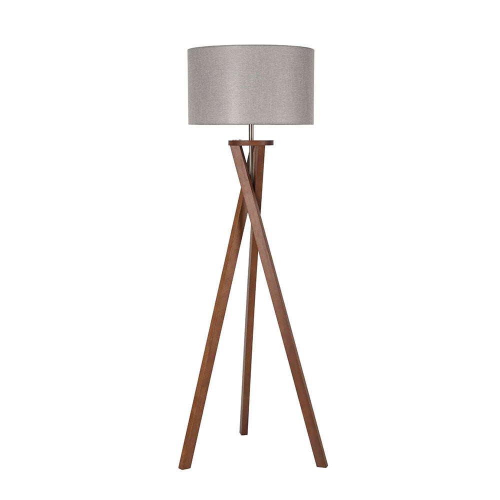 Easel Floor Lamp Walnut - LL-27-0335