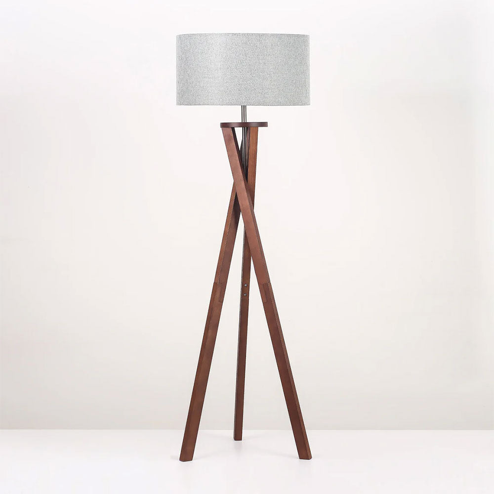 Easel Floor Lamp Walnut - LL-27-0335