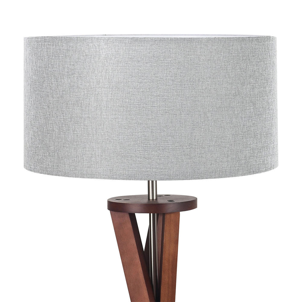 Easel Floor Lamp Walnut - LL-27-0335