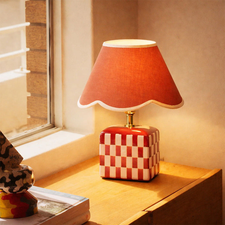 Valentina Ceramic Table Lamp Coral - LL-27-0336R