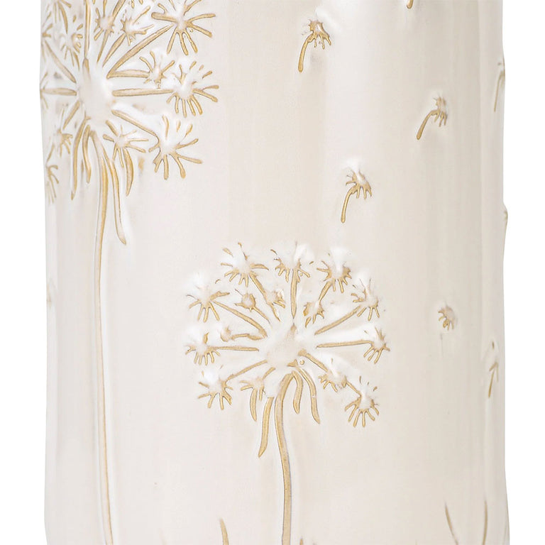 Nari Dandelion Ceramic Table Lamp White - LL-27-0340