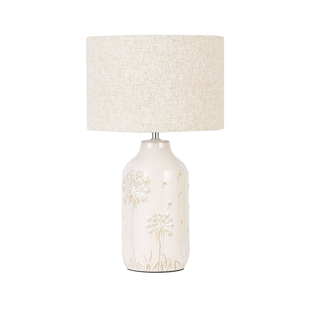 Nari Dandelion Ceramic Table Lamp White - LL-27-0340