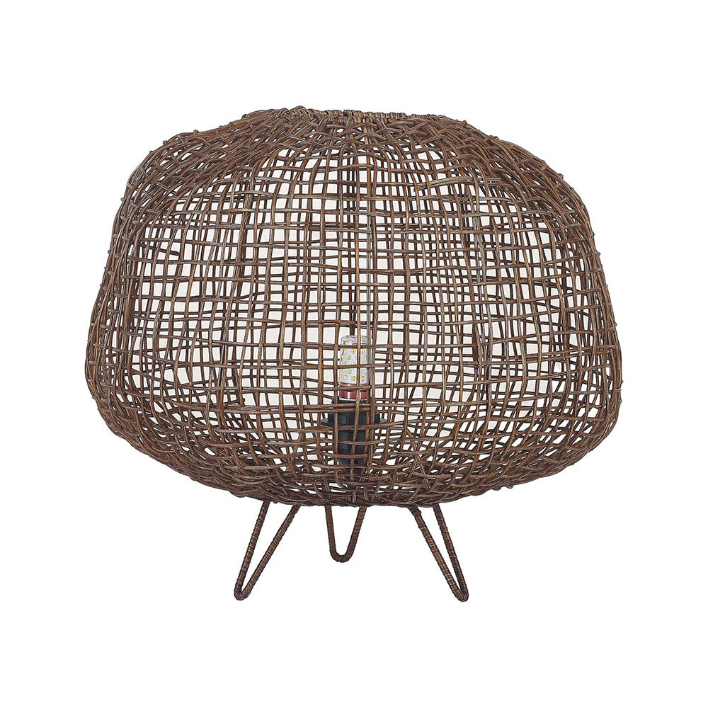 Nerina Rattan Table Lamp Brown - LL-27-0341